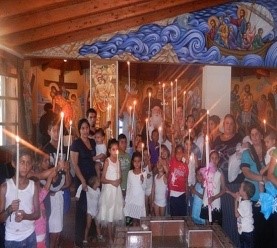 Հունաստանում մկրտել են գնչու երեխաների