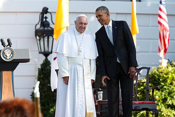 Բ. Օբամայի համար ամենանշանավոր իրադարձություններից է Հռոմի Պապը այցը Սպիտակ Տուն